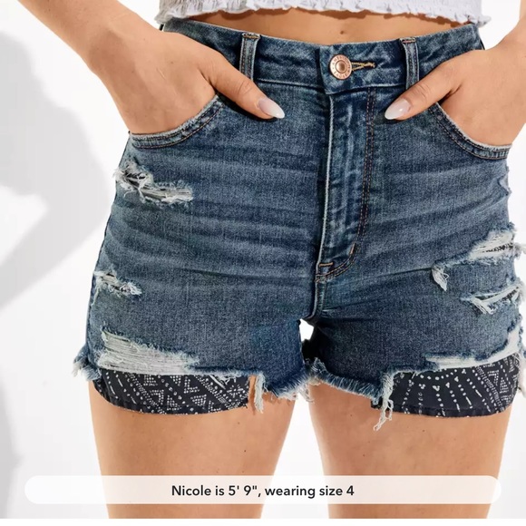 American Eagle Curve Shorts sz 12 - Picture 5 of 6